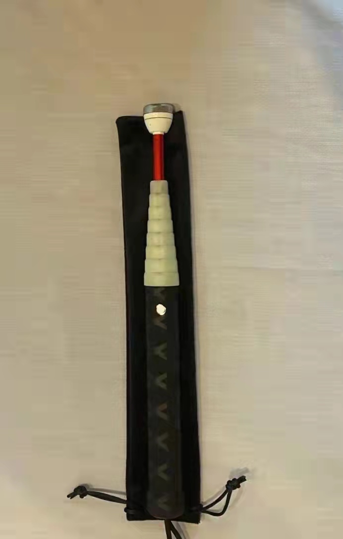 恒好钛合金九节伸缩盲杖转轮款送一个转轮头 有测评